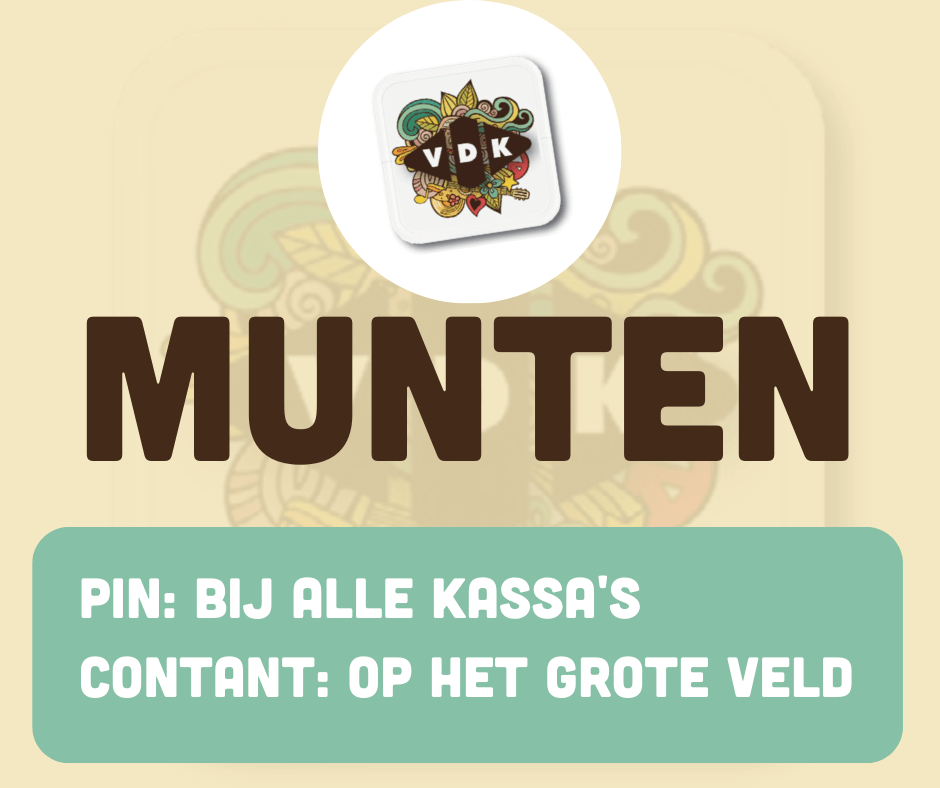 Full Color Festival munten zijn verkrijgbaar bij de verschillende kassas